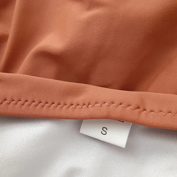 Brown one piece swimsuit, S - Picture 3 of 5